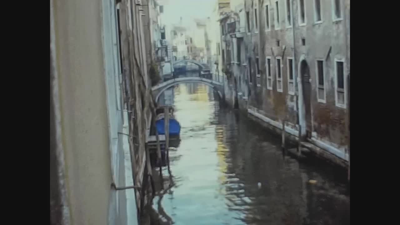 1969年，威尼斯索斯皮里桥视频素材