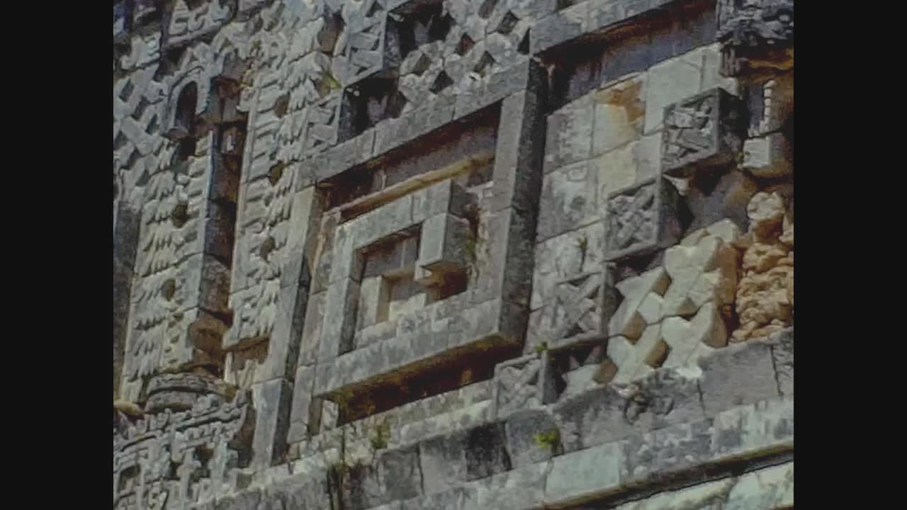 1978年，墨西哥，乌斯马尔考古遗址13视频下载
