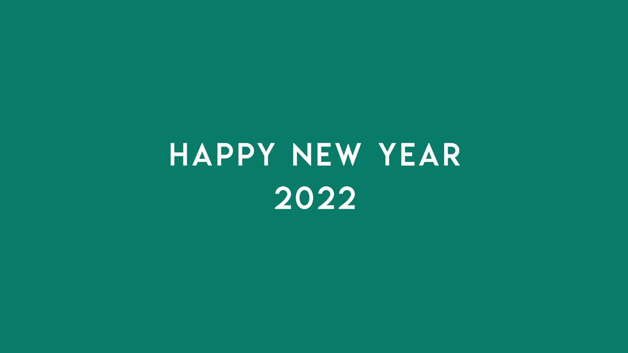 4K新年快乐-2022动画-卡通烟花|可循环视频下载