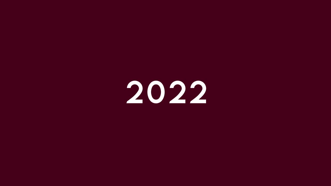 4K 2022动画动画烟花|可循环视频素材