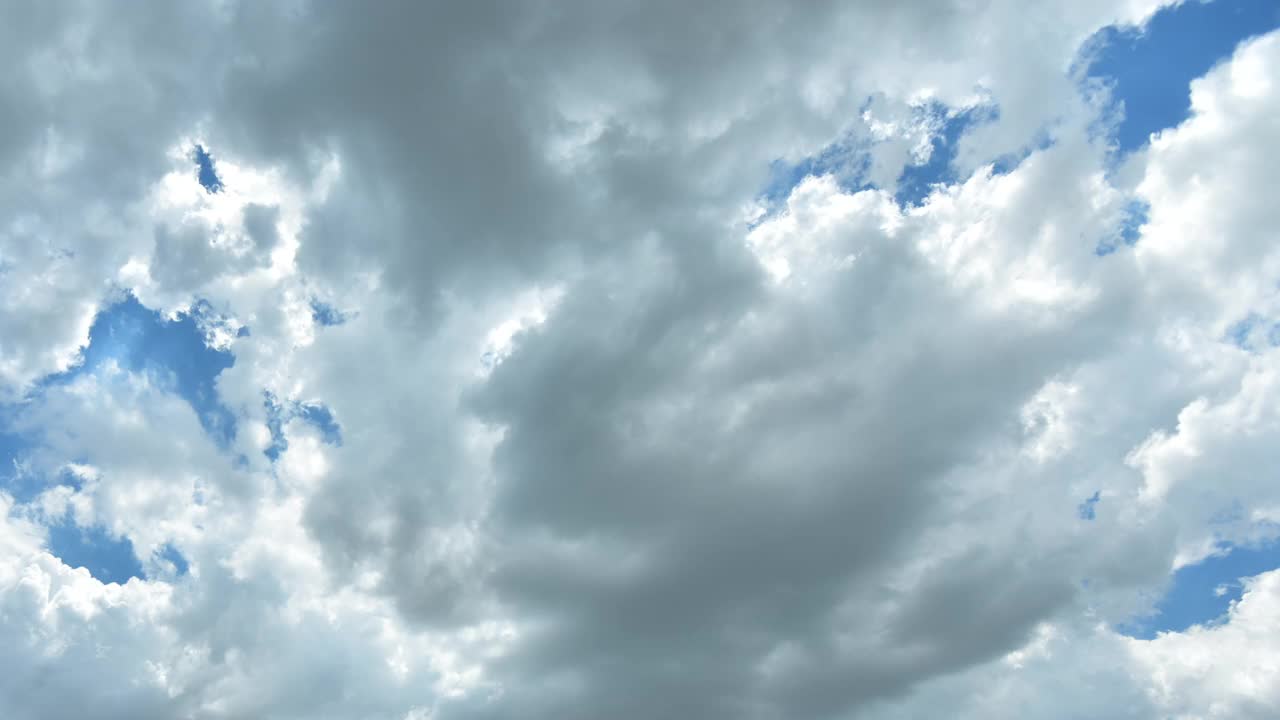 天空中移动的云时间流逝视频素材