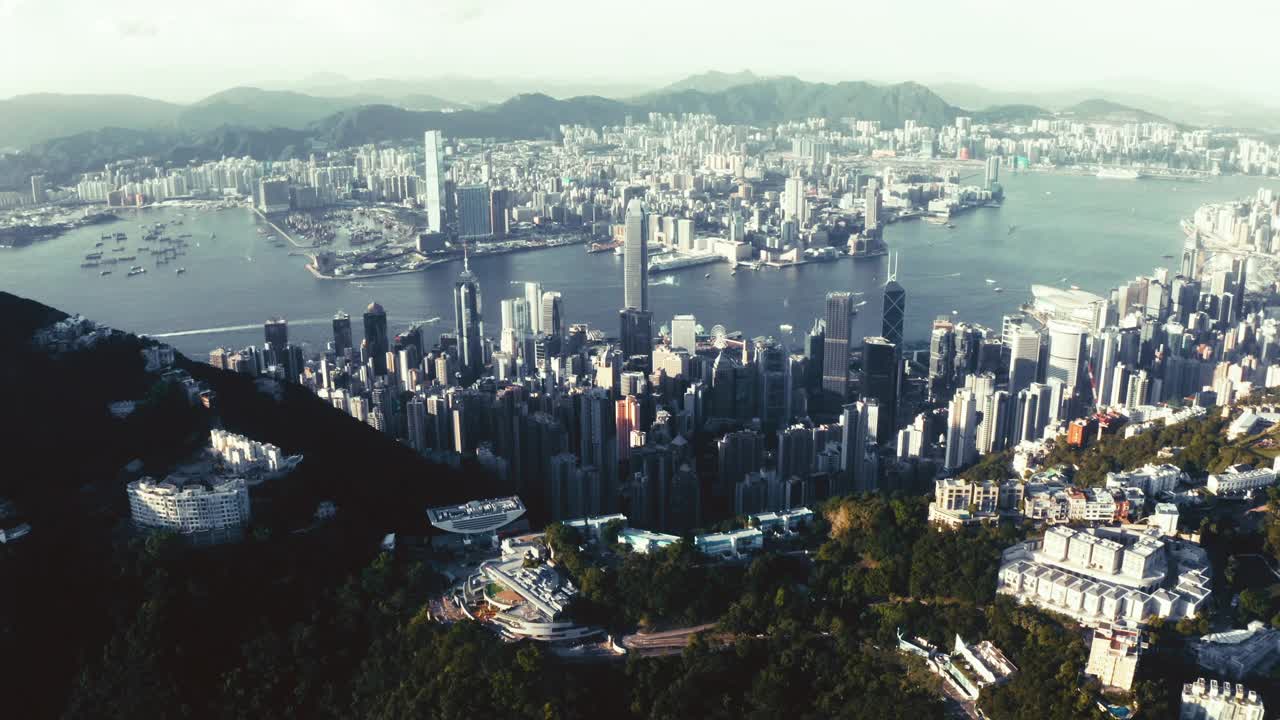 航拍香港城市视频下载