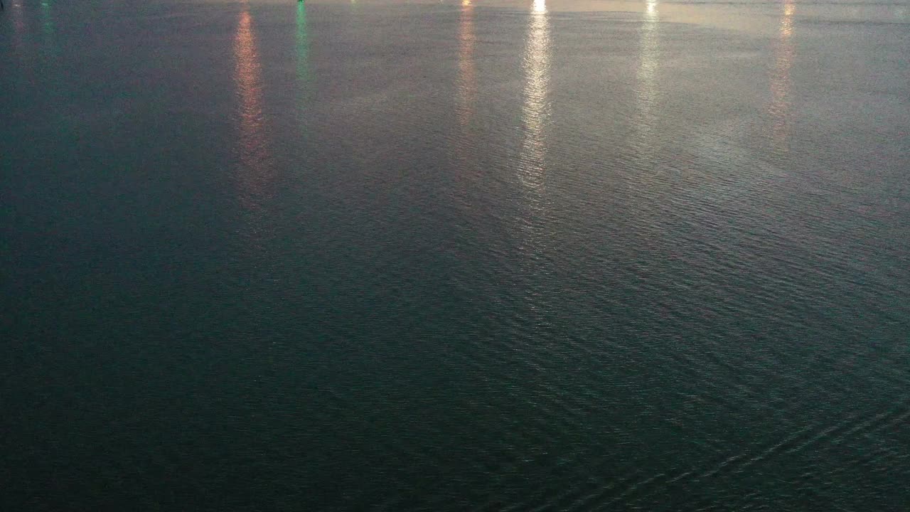 海上彩灯视频素材