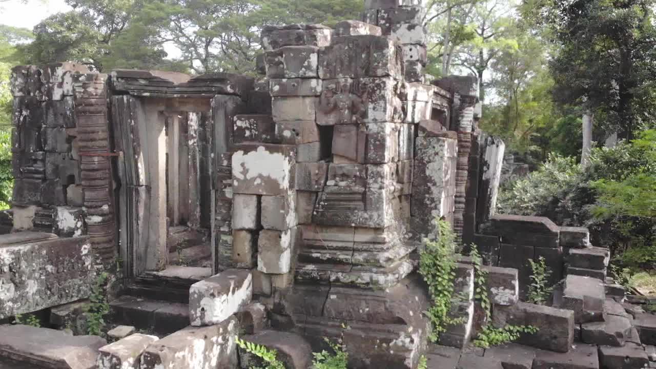 柬埔寨帕皮图神庙的风景视频素材