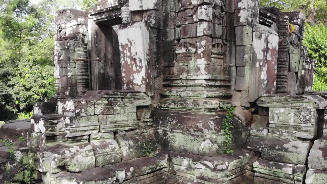 柬埔寨帕皮图神庙的风景视频素材