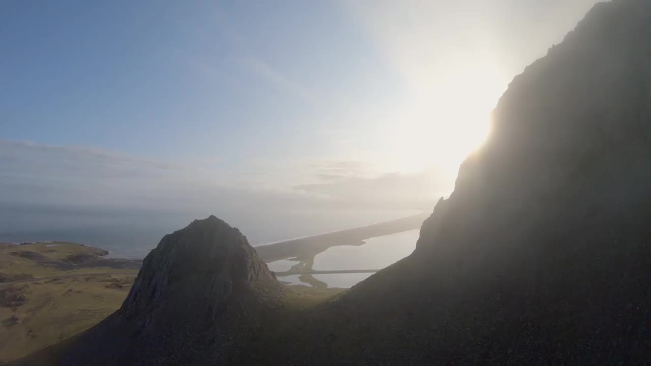 无人机拍摄的冰岛全景视频下载