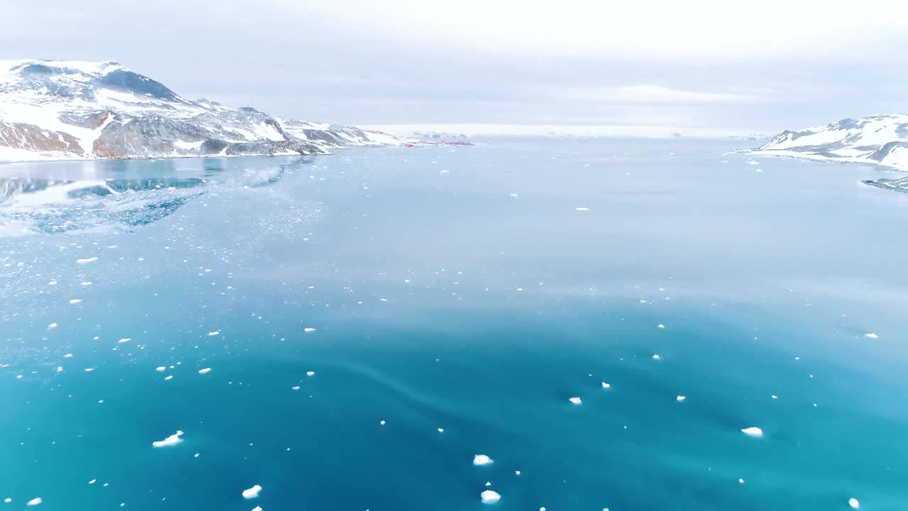 海景/南极洲视频素材