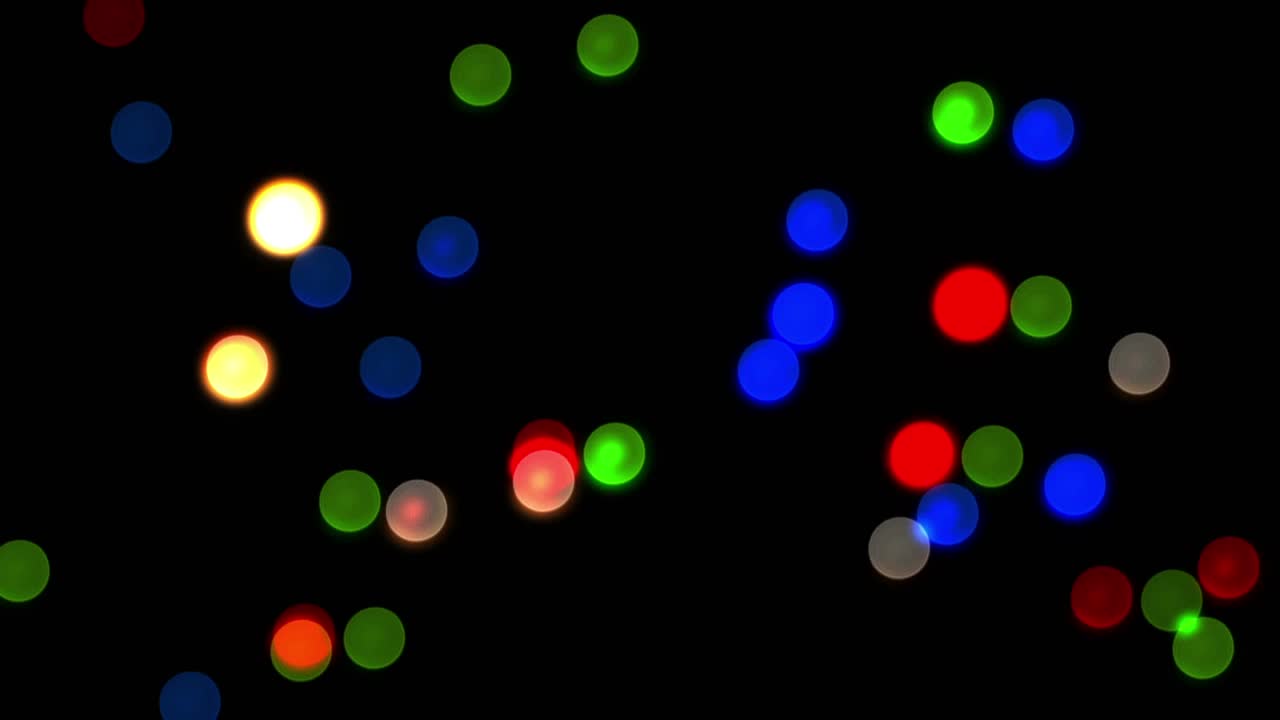 彩色的动画高分文本在彩色的灯光视频素材