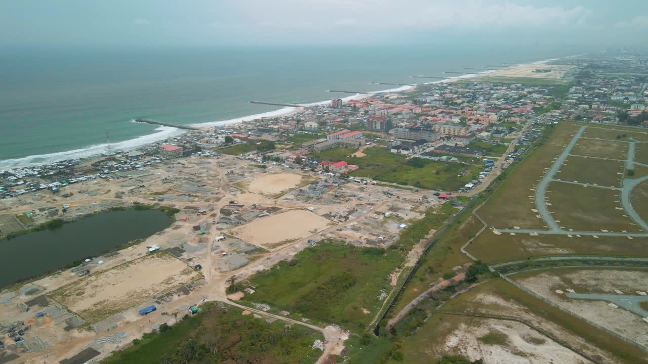 拉各斯海滩的海景视频下载