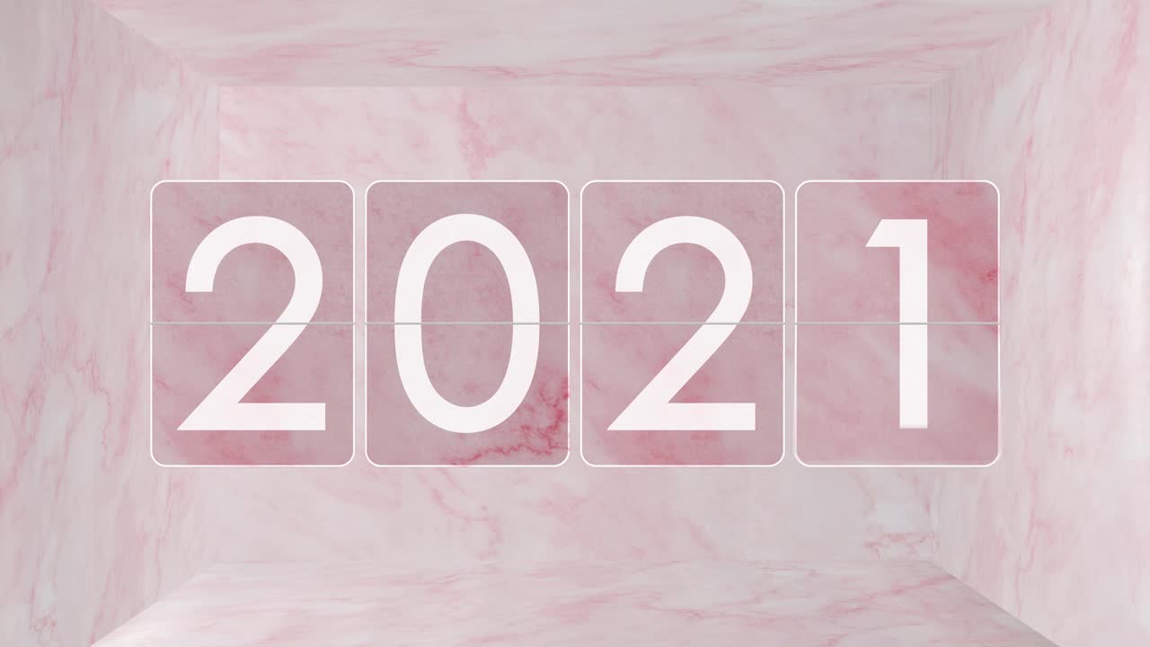 COUNTER反转2021年、2022年、2023年至2024年上升平缓大理石vintage模拟数字视频素材