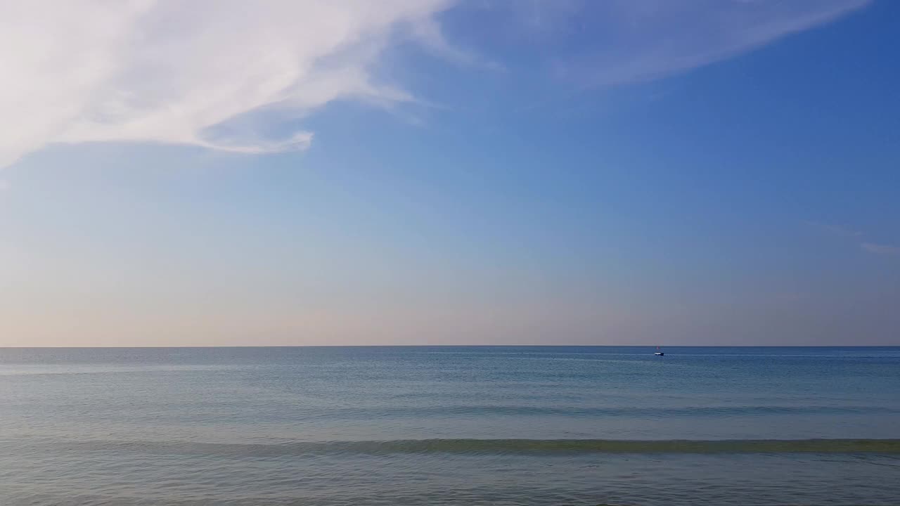 泰国苏梅岛，海滩和美丽的热带海洋视频下载