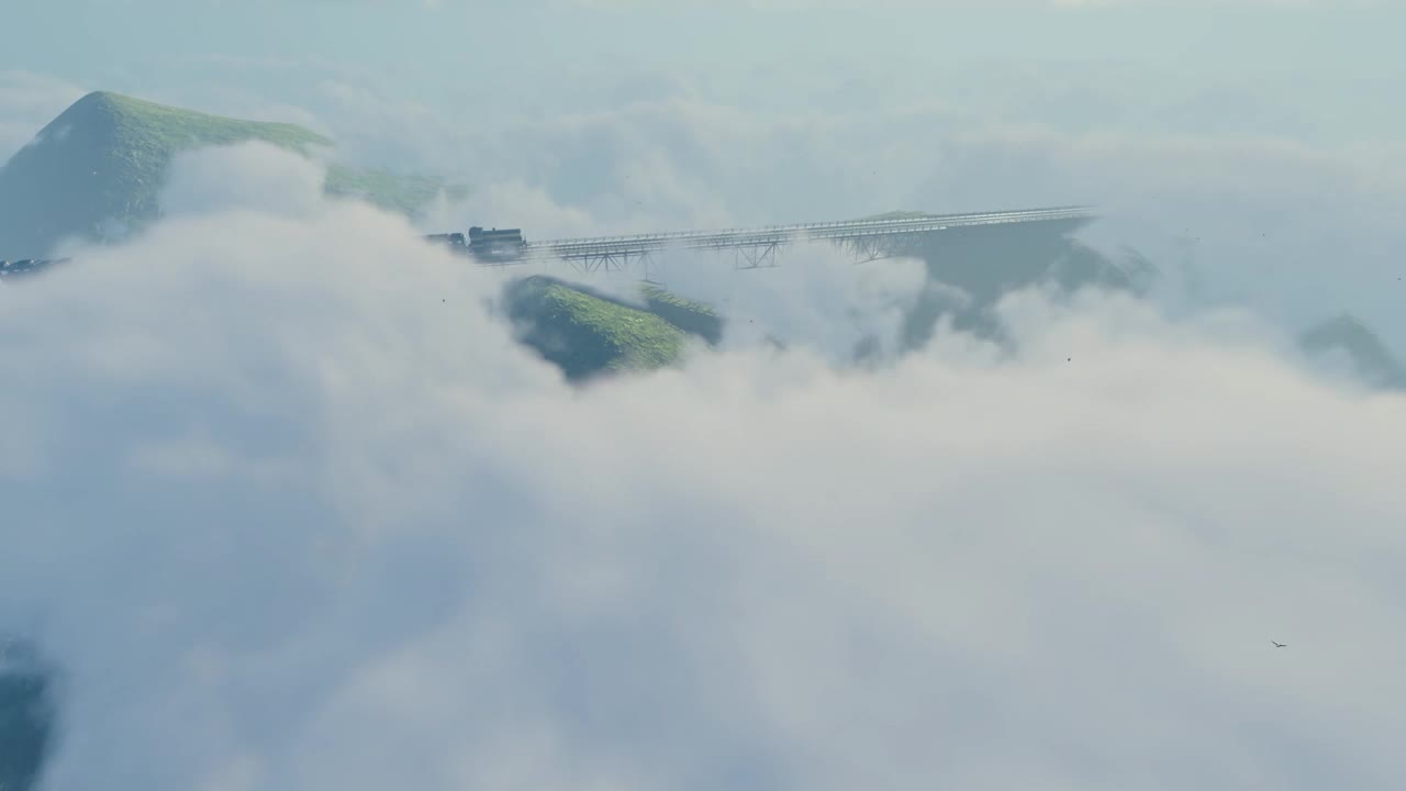 火车在云端，铁路在群山之上视频下载
