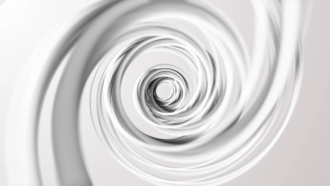 4K -催眠螺旋错觉详细背景-可循环-白色软视频下载