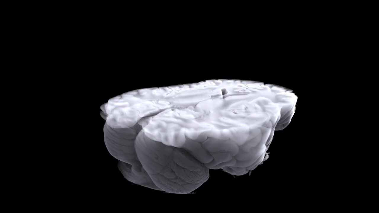 现代医学称磁共振成像是最有效的诊断方法之一。大脑核磁共振成像可以让你获得关于大脑状态的可靠和准确的信息，并确定其工作中的障碍的原因。视频素材