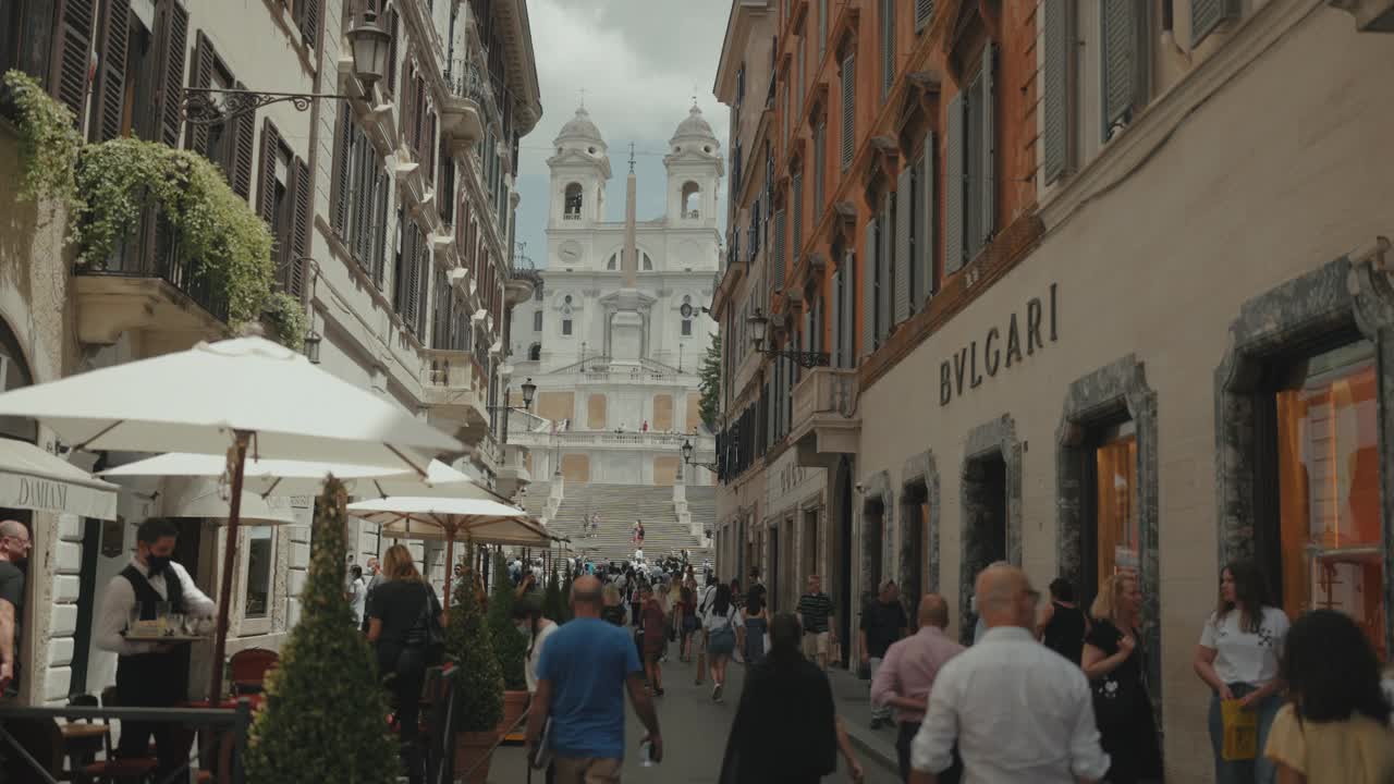 意大利之旅:罗马Via del Corso视频下载