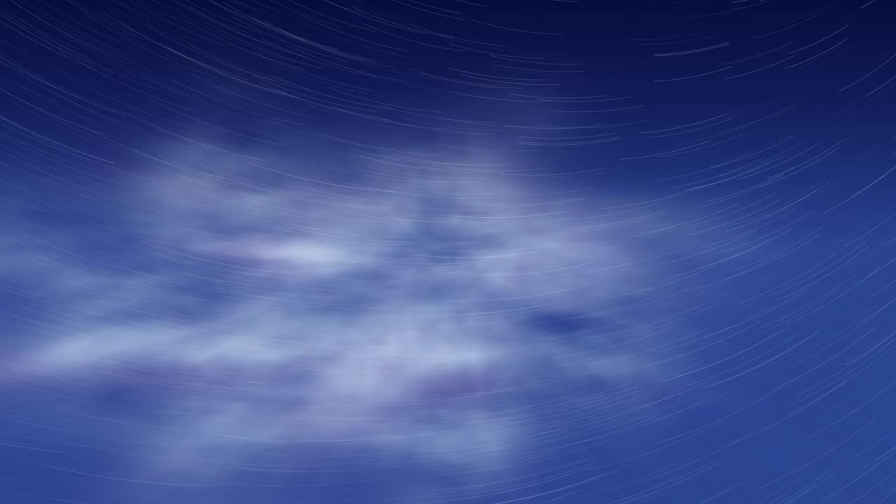 英仙座流星雨的长时间曝光视频素材