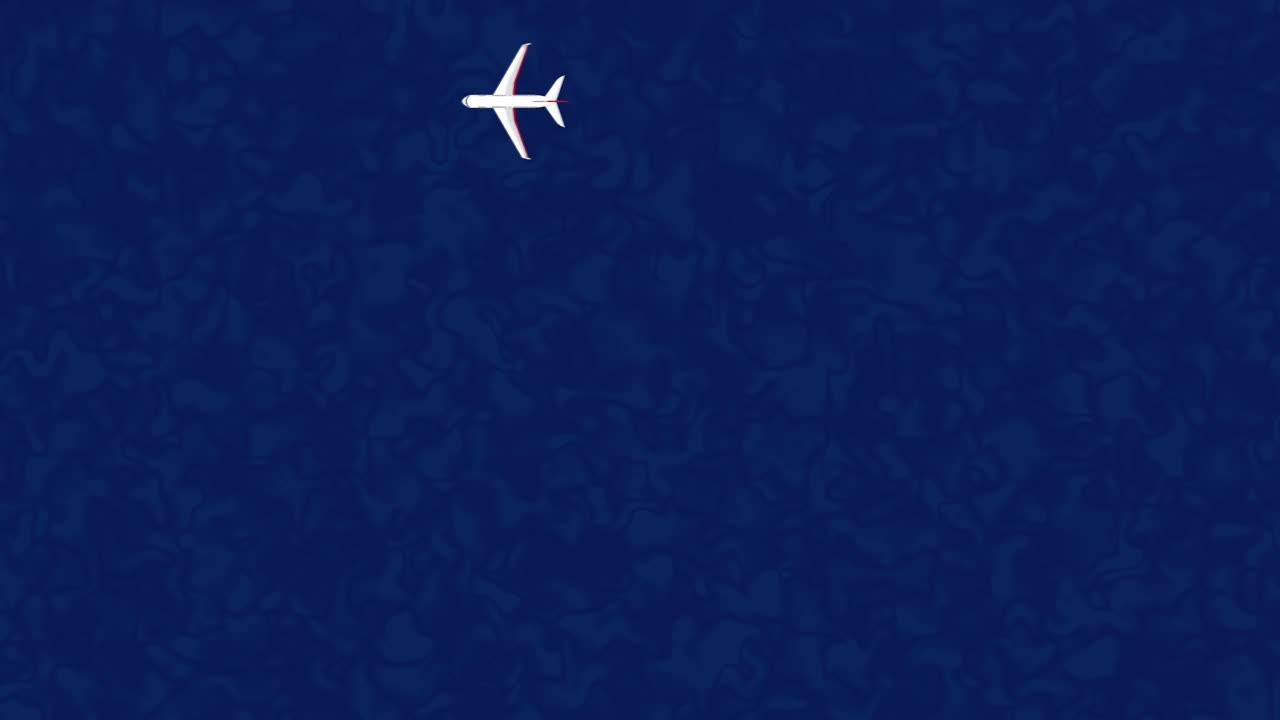 空中交通全球网络视觉效果动画，HUD -图形用户界面股票视频视频素材