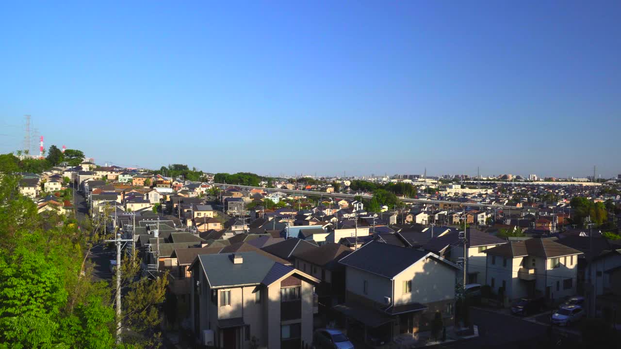 城镇的屋顶视频下载