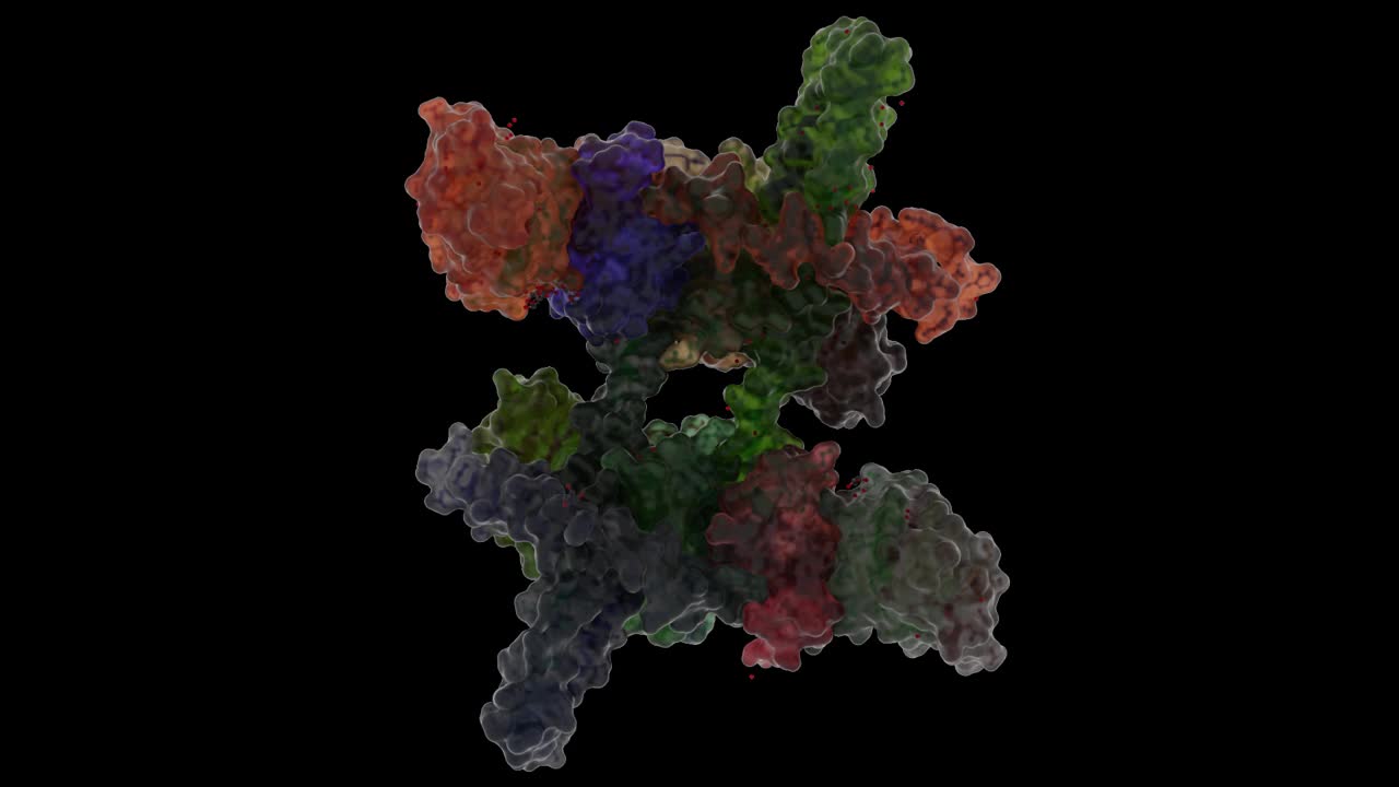 SARS-CoV非结构蛋白超复合物晶体结构外壳视频下载