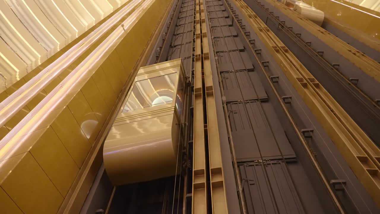 电梯视频素材