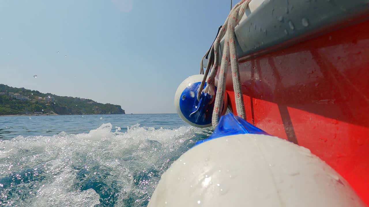 摩托艇在海上视频素材