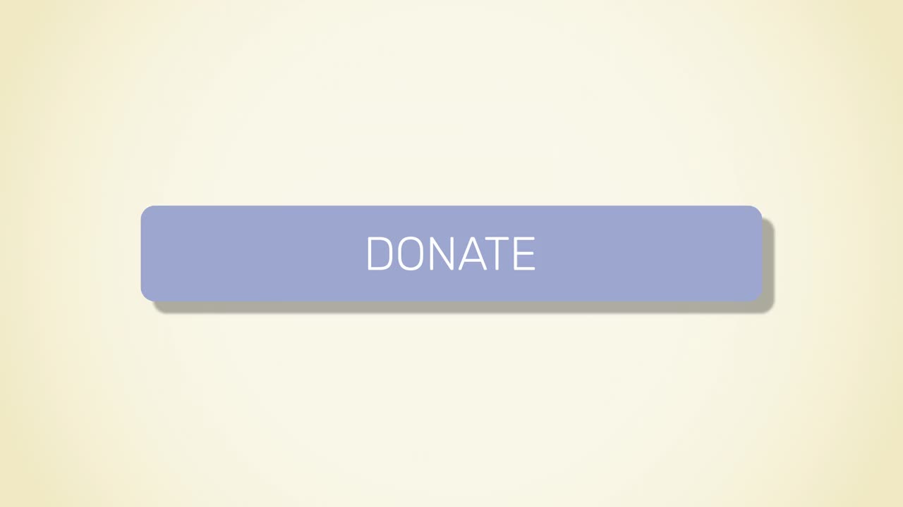 捐赠按钮被点击，慈善捐赠概念，众筹项目视频素材