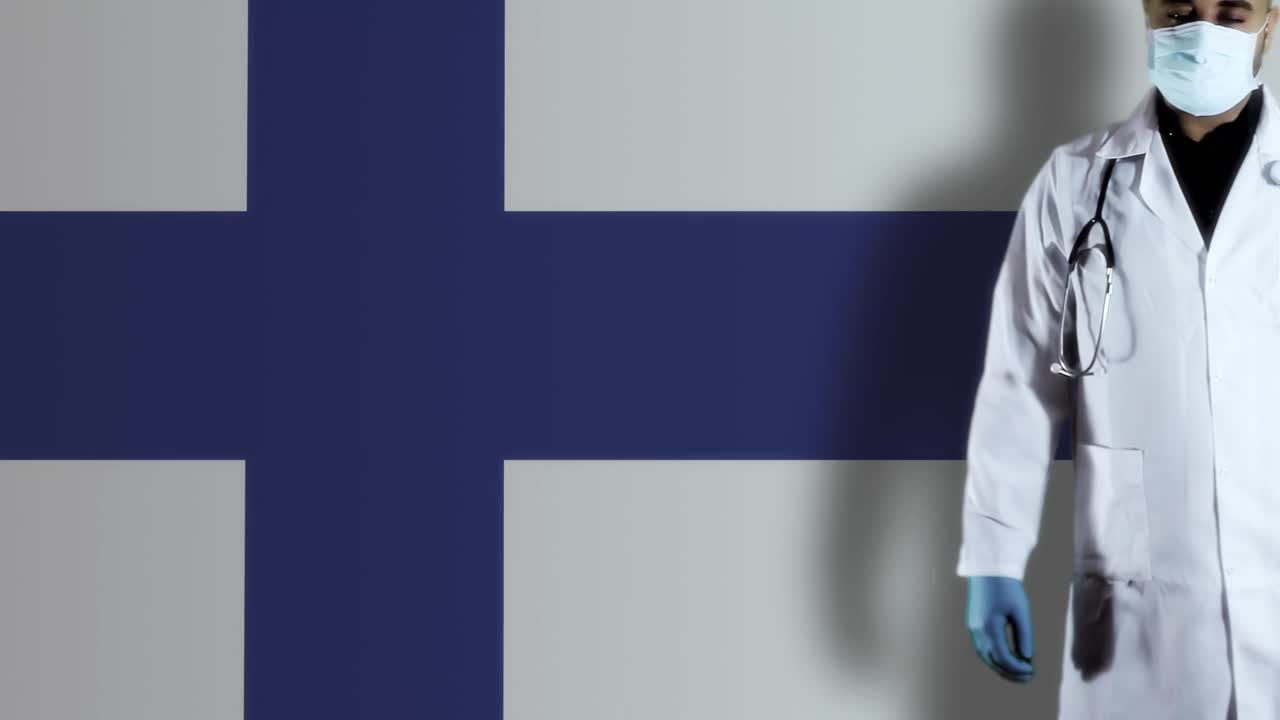 芬兰旗手医生视频素材