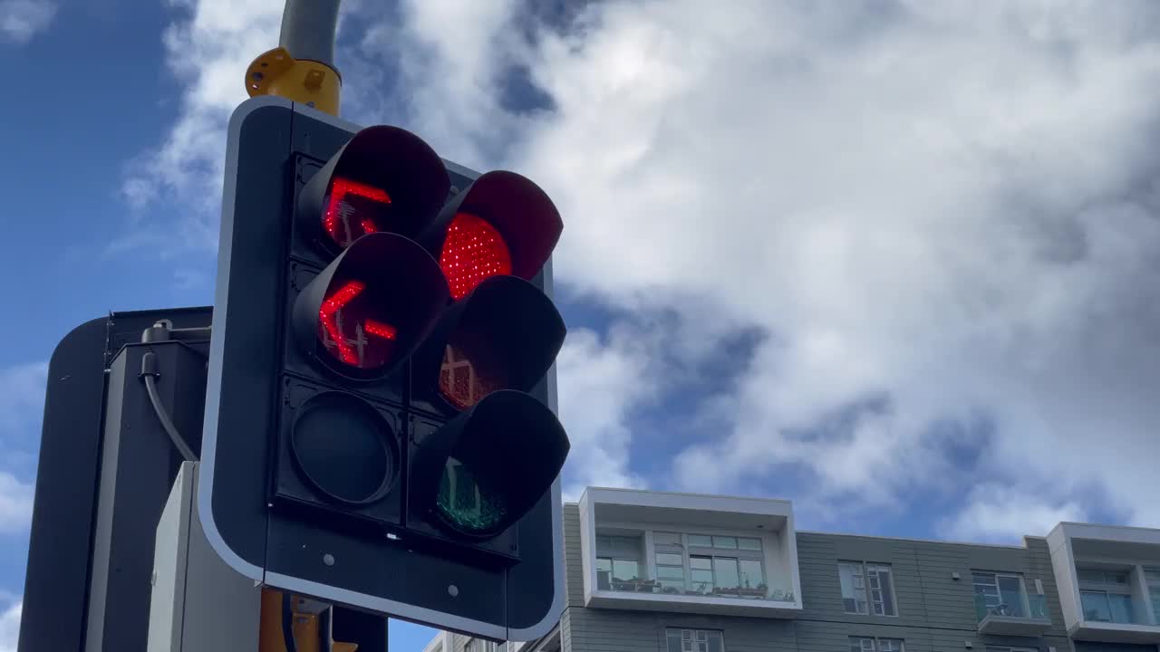 乌布兰市的交通灯视频下载