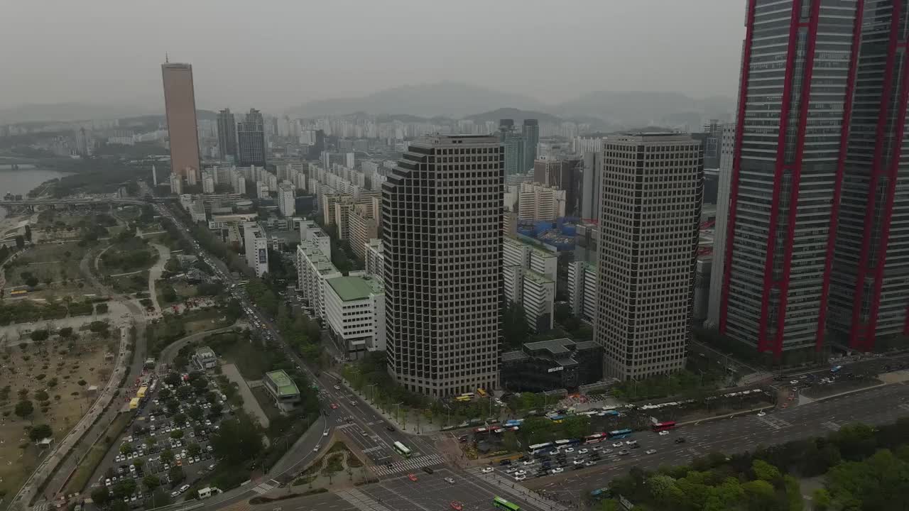 韩国,金融区,十字路口,首尔视频素材