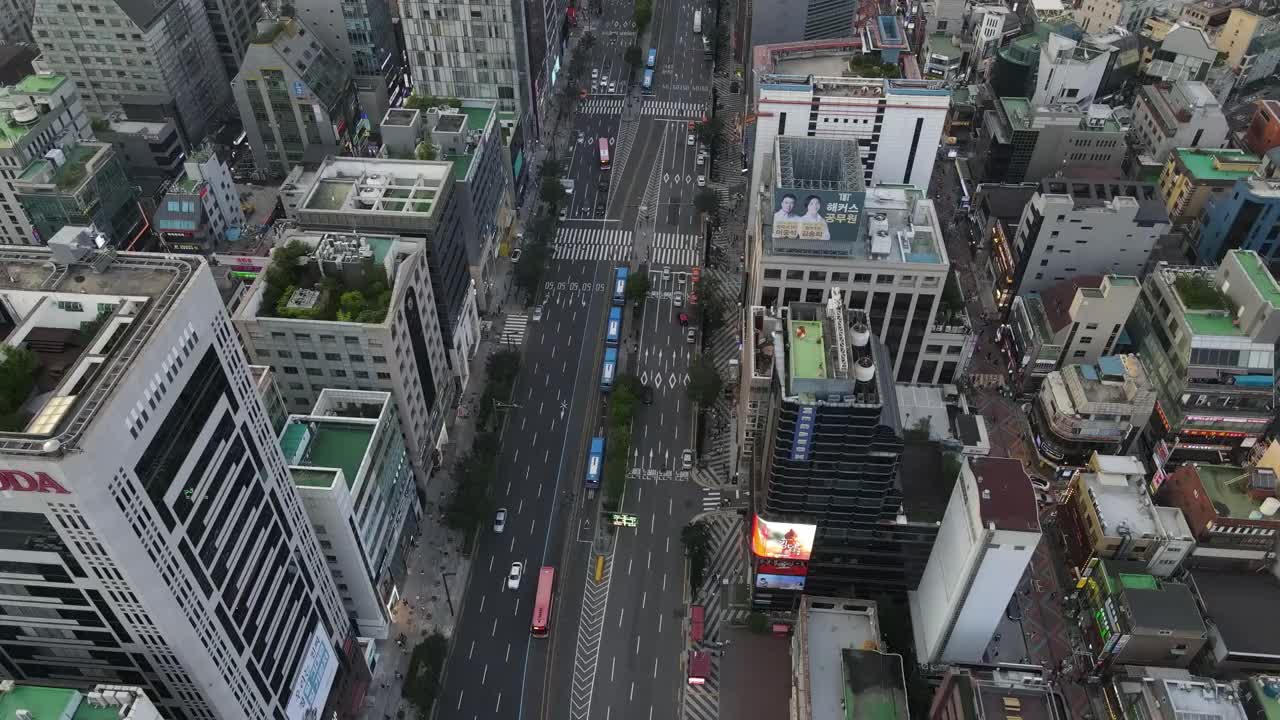 路,市区,韩国,首尔视频素材