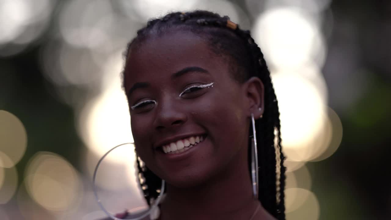 非洲女人肖像视频素材