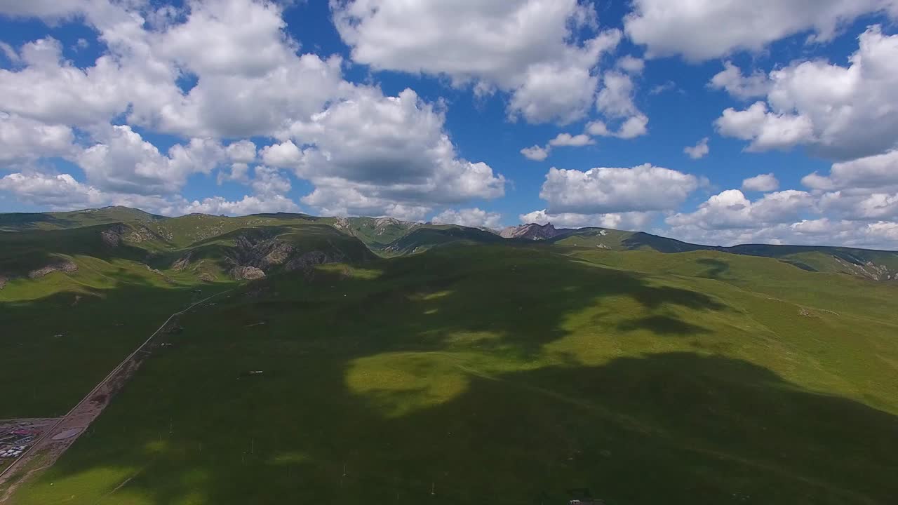 西藏高原地区的航拍影像视频下载