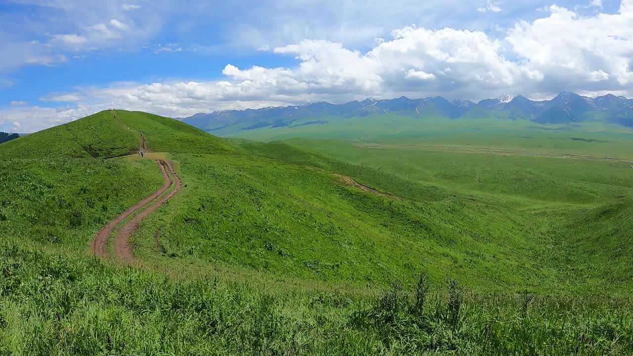 新疆那拉提大草原视频素材