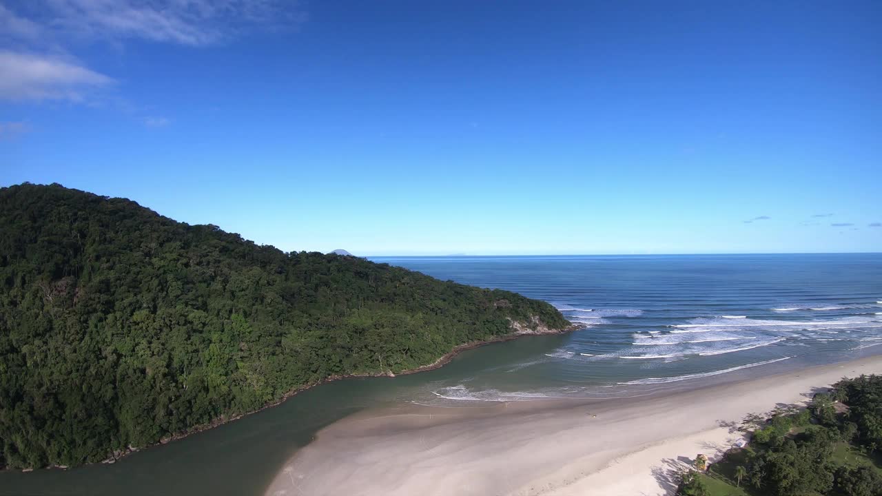 瓜拉图巴海滩-巴西视频素材