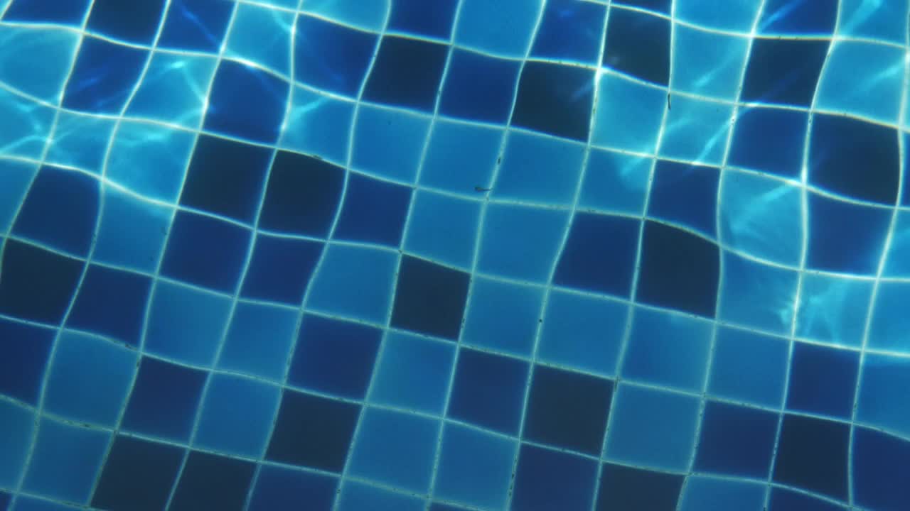 游泳池水面背景视频素材