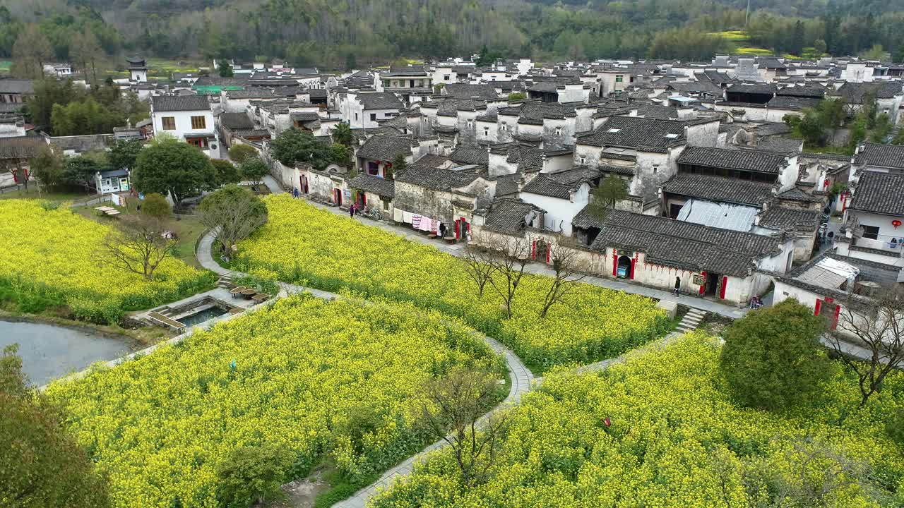 中国古代村落西递视频下载