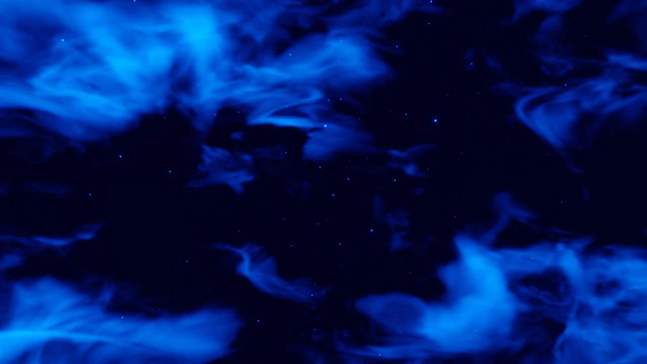 无缝循环的4K动画飞行通过发光的星云和星星视频下载