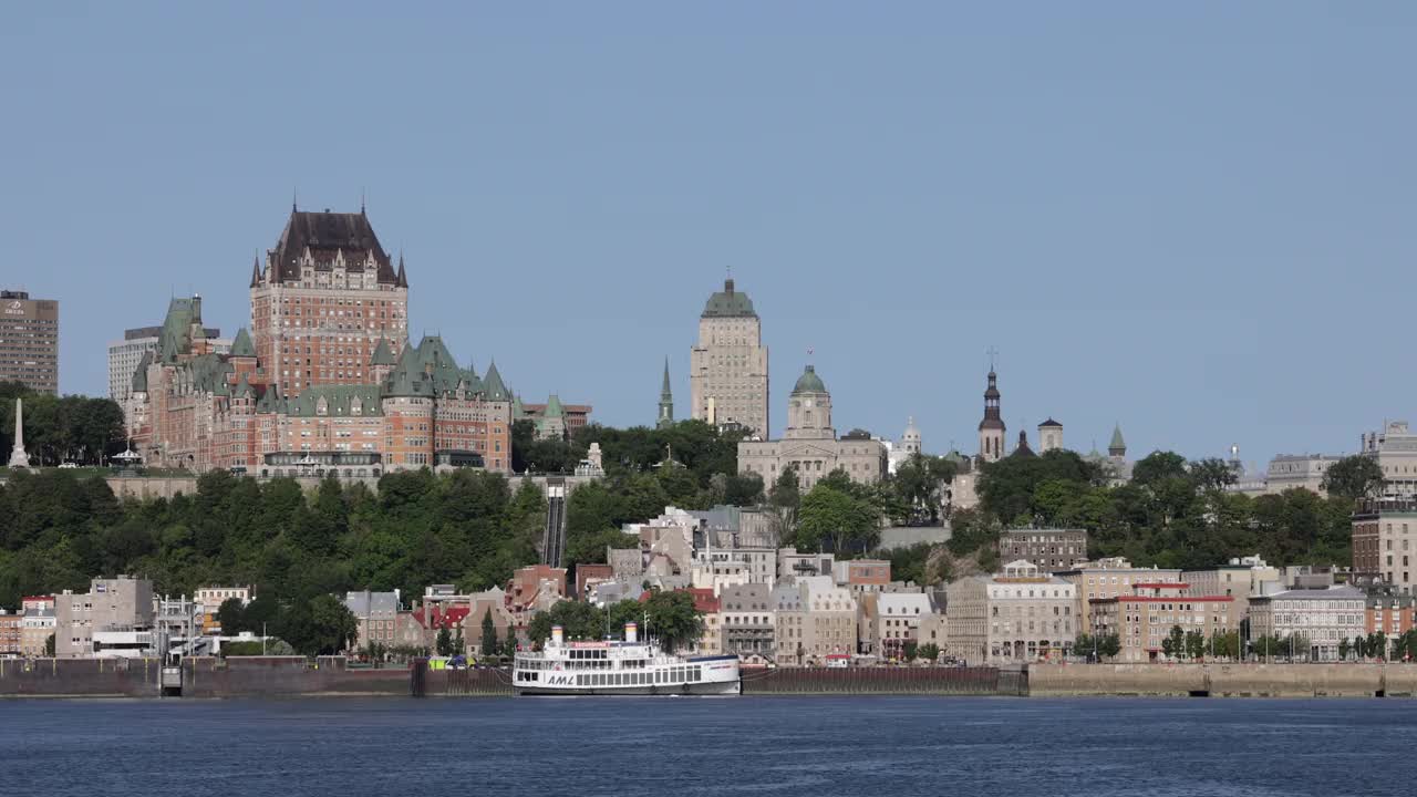 加拿大魁北克市的夏季景观视频下载