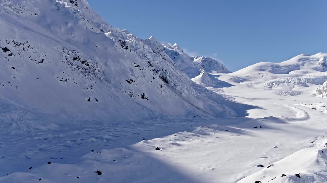 塔斯曼冰川雪景视频下载
