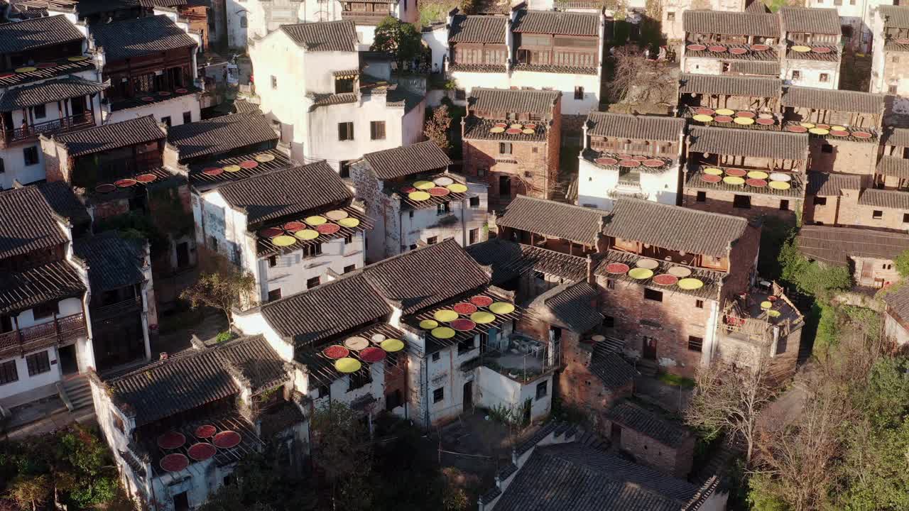 黄陵婺源古村落。中国视频下载