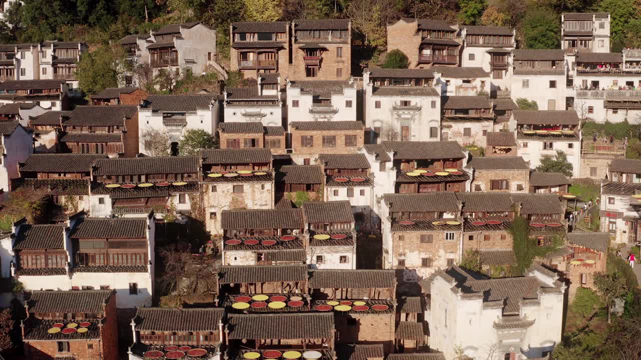 黄陵婺源古村落。中国视频下载