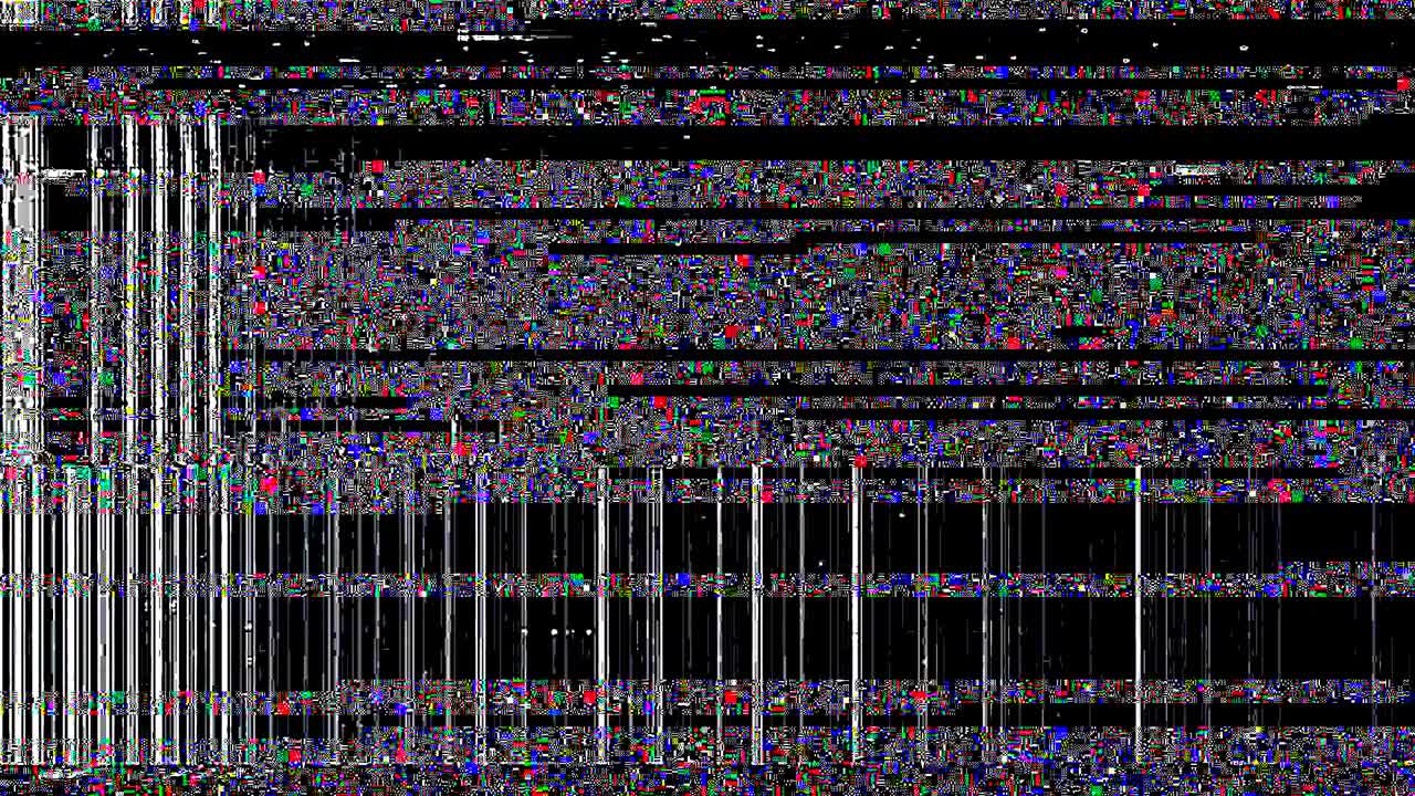 数字像素噪声故障错误视频损坏视频素材