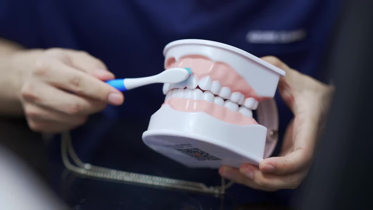 牙医刷假牙视频下载