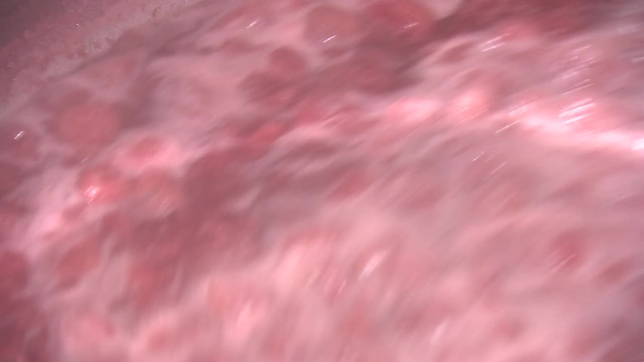 CU，搅拌草莓做果酱，日本视频下载