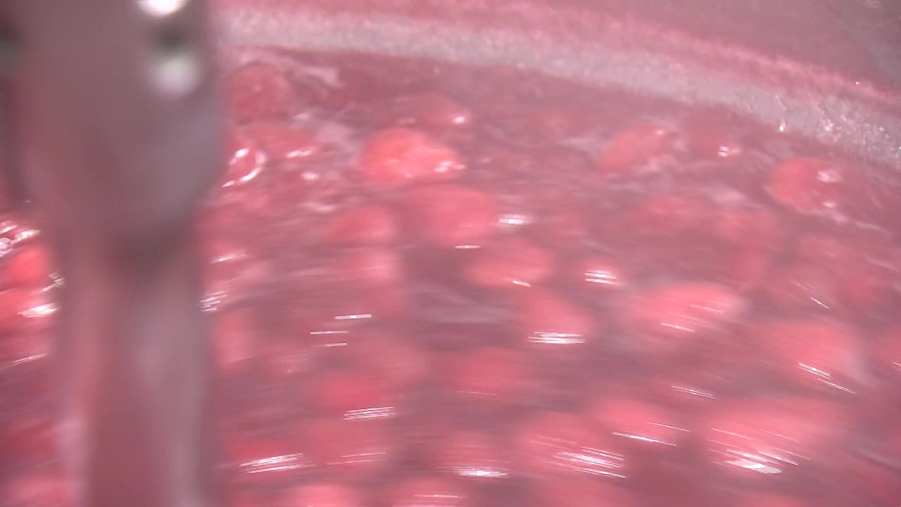 CU，搅拌草莓做果酱，日本视频下载