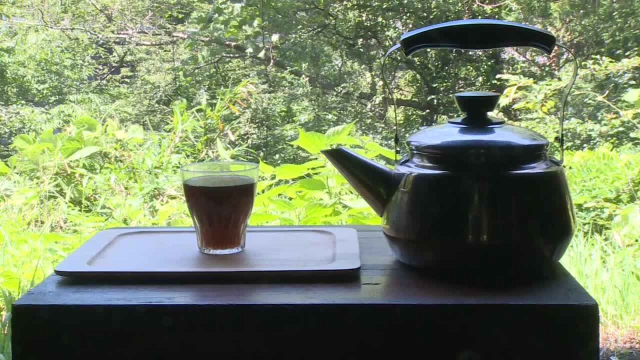 日本:一杯大麦茶和一壶啤酒视频下载