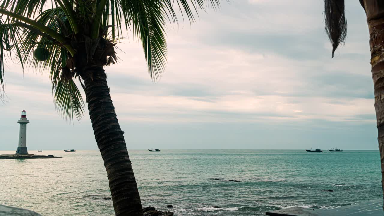 海南三亚的亚龙湾，视频素材