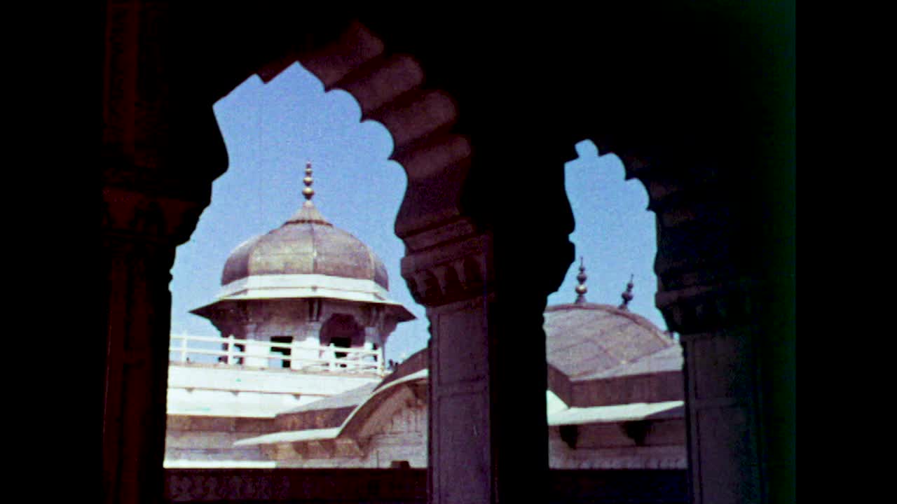 印度阿格拉堡的莫提清真寺;1967视频下载