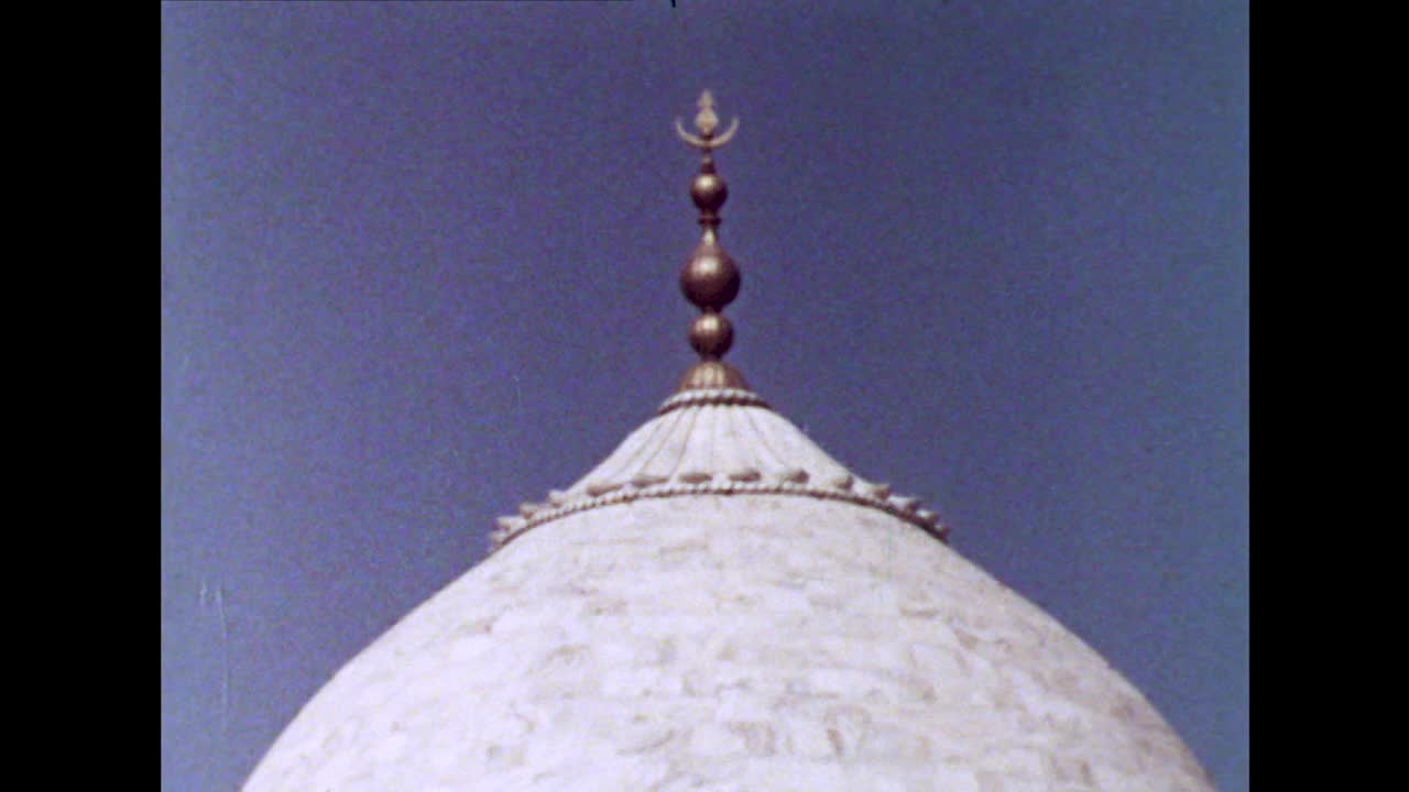 泰姬陵和倒影池，印度;1967视频下载