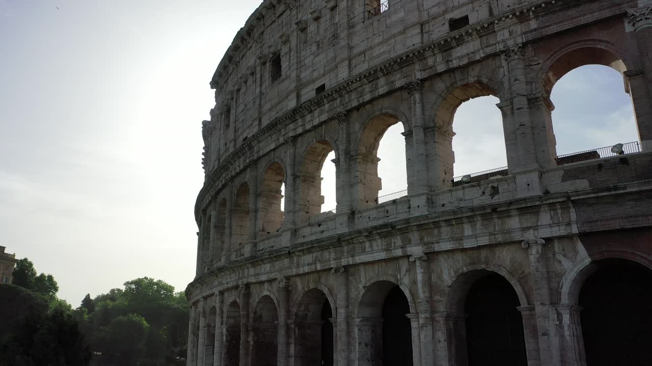 罗马的圆形大剧场视频素材